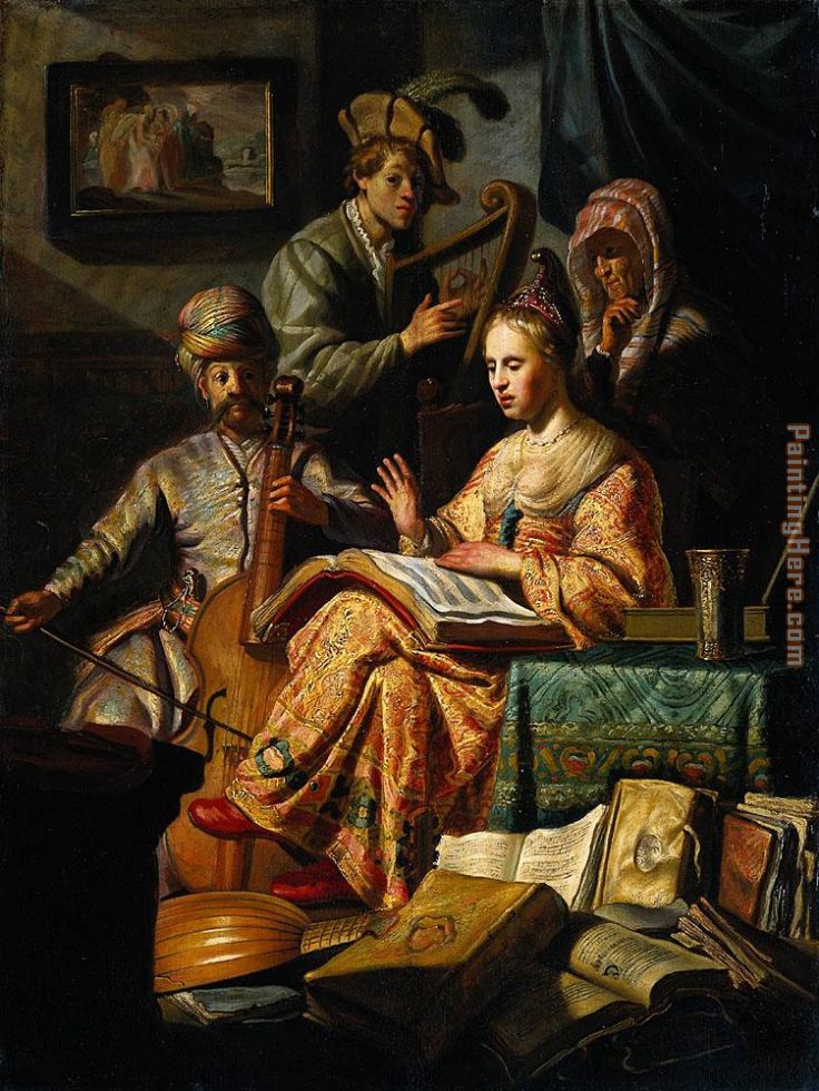 Rembrandt Musical Allegory